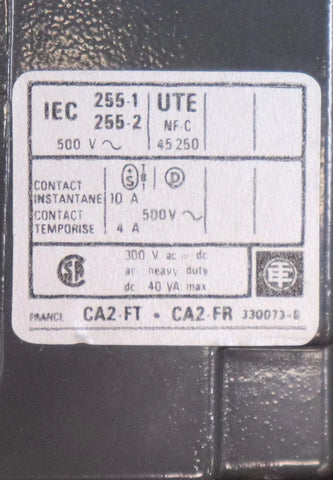 SCHNEIDER ELECTRIC CA2-FT 111CA2-FR