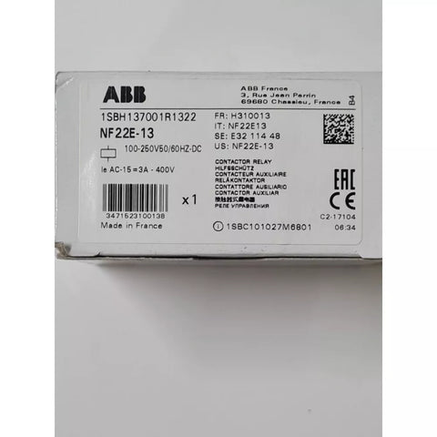 ABB 1SBH137001R1322