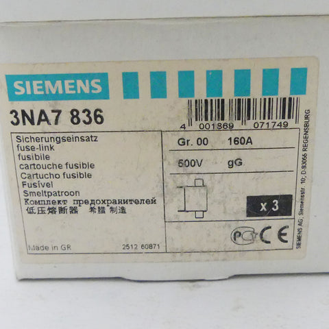 SIEMENS 3NA7836