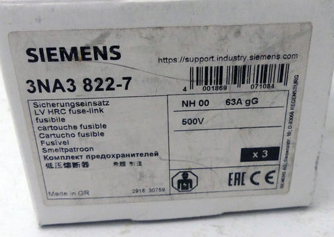 SIEMENS 3NA3822-7