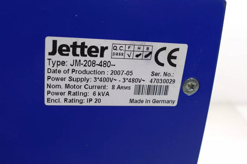 JETTER JM-208-480