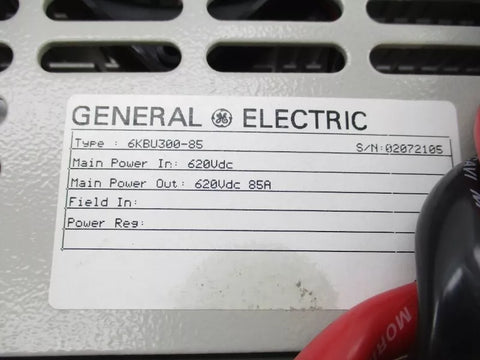 GENERAL ELECTRIC 6KBU300-85