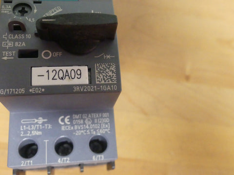 SIEMENS 3RV2-021-1GA10