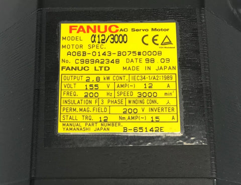 FANUC A06B-0143-B075#0008