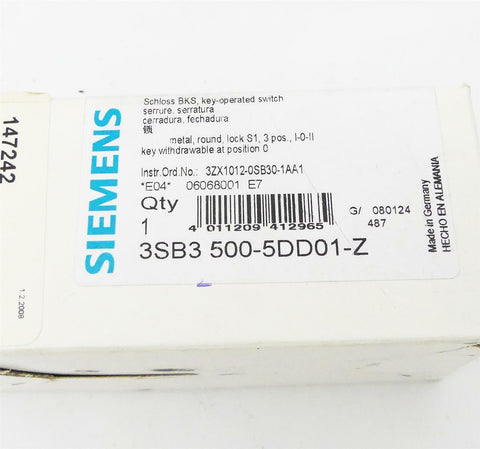 SIEMENS 3SB3500-5DD01-Z