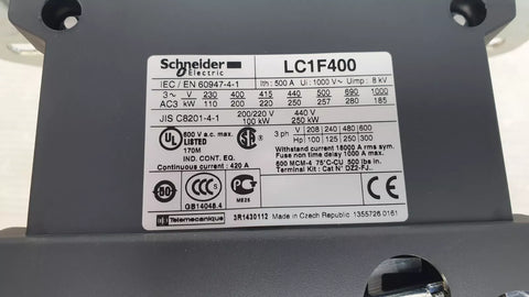 SCHNEIDER ELECTRIC LC1F400M7