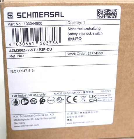 Schmersal AZM300Z-I2-ST-1P2P-DU