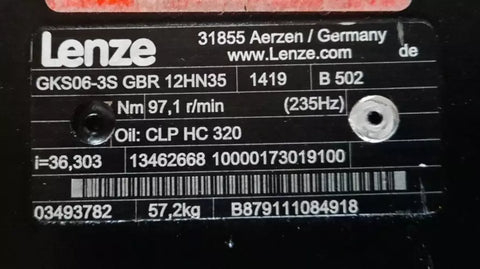 LENZE GKS06-3S GBR 12HN35