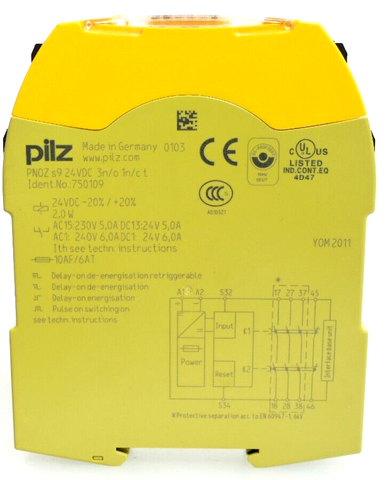 PILZ PNOZ S9 C 24VDC 3N/O T 1N/C T