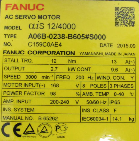 FANUC A06B-0238-B605#S000