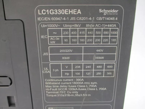 SCHNEIDER ELECTRIC LC1G330EHEA