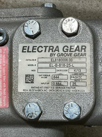 ELECTRA GEAR EL-B-818-25-L