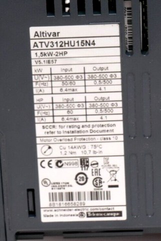 Schneider Electric ATV312HU15N4