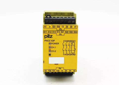 pilz PNOZ X3P 24-240 VACDC 3n/o 1n/c 1so