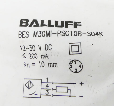 BALLUFF BES M30MI-PSC10B-S04K-BES00A4