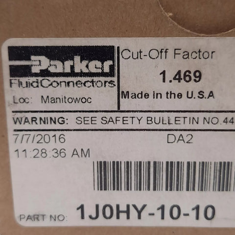 PARKER 1J0HY-10-10