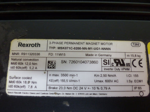 BOSCH REXROTH R911320336