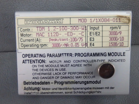 INDRAMAT MOD1/1X084-011