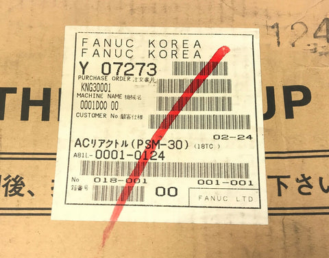 FANUC A81L-0001-0124-03