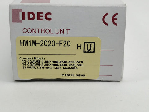 IDEC HW1M-2020-F20