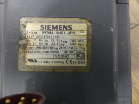 SIEMENS 1FK7063-5AH71-3EH5