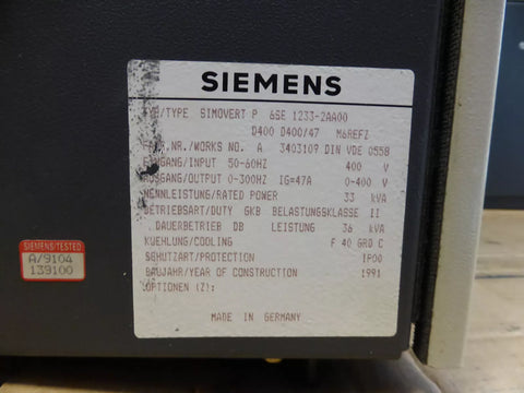 Siemens 6SE 1233-2AA00