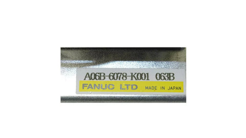 FANUC A06B-6078-K001