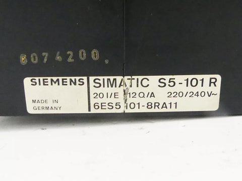 SIEMENS 6ES5101-8RA11