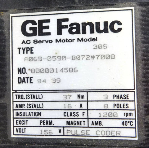 FANUC A06B-0590-B072#7008