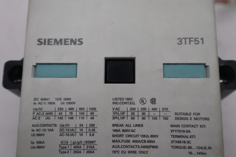 SIEMENS 3TF5122-0AG2