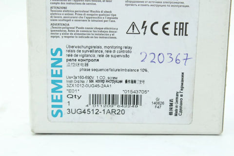 SIEMENS 3UG4515-1AR20