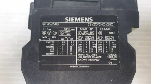 SIEMENS 3TF4322-0BB4