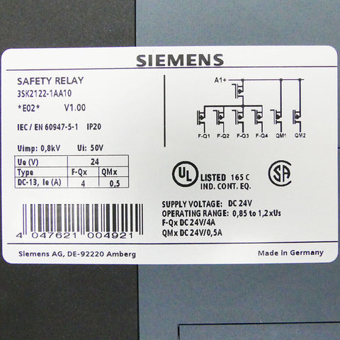 SIEMENS 3SK2122-1AA10