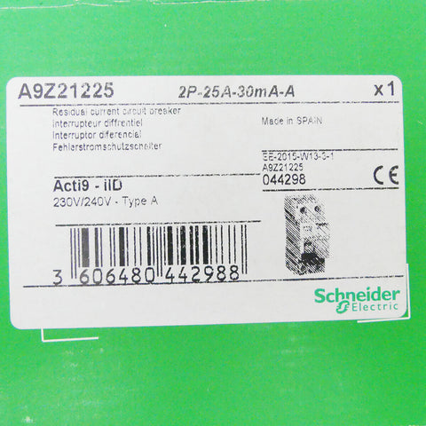 SCHNEIDER ELECTRIC A9Z21225