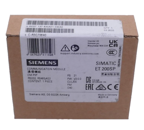 Siemens 6ES7137-6AA01-0BA0