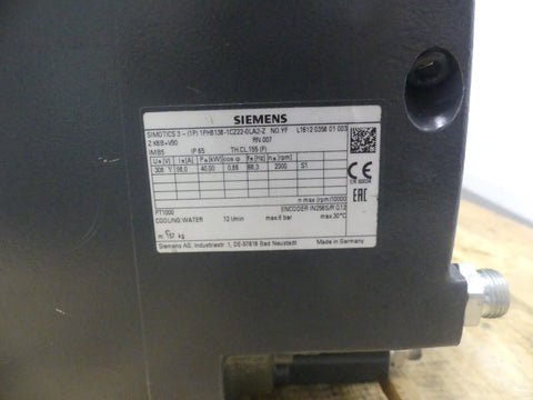 SIEMENS 1PH8138-1CZ22-0LA2-Z