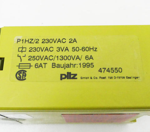 PILZ P1HZ/2-230VAC-2A