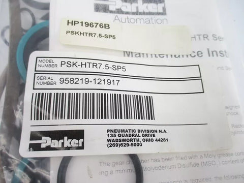 PARKER PSK-HTR7.5-SP5