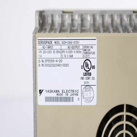 YASKAWA SGDH-08AE-SY291