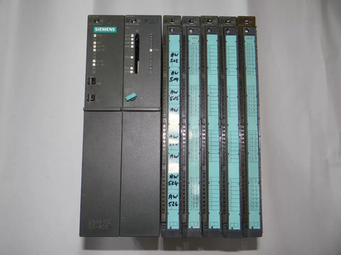 Siemens Simatic S7-400 rack with CPU 414 6ES7 414-3XJ00-0AB0