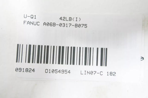 FANUC A06B-0317-B074