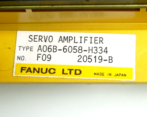 Fanuc A06B-6058-H334