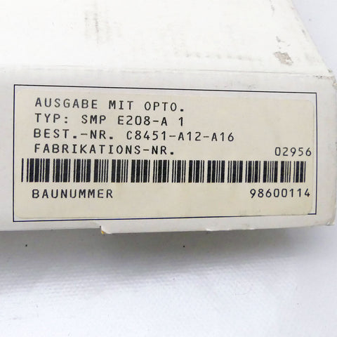 SIEMENS SMP-E208-A1