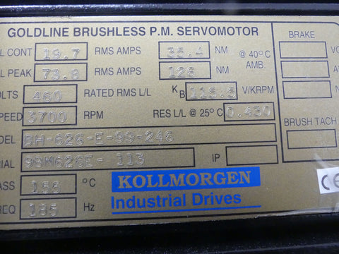 KOLLMORGEN BH-626-E-99-246