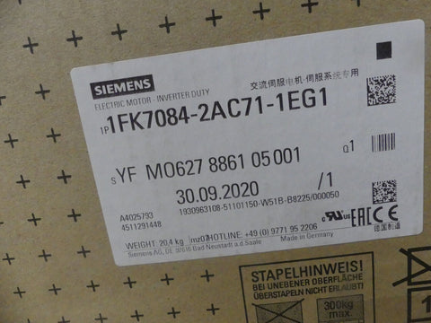 SIEMENS 1FK7084-2AC71-1EG1