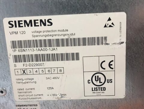 SIEMENS 6SN1113-1AA00-1JA1