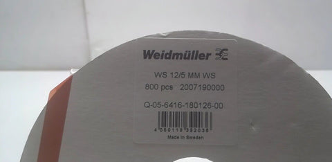 WEIDMULLER WS 12/5 MM WS