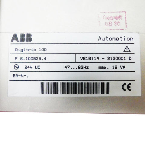 ABB DIGITRIC 100 F 6.100535.4