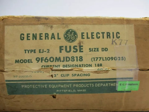 GENERAL ELECTRIC 9F60MJD818