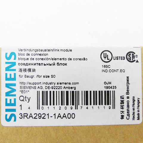 SIEMENS 3RA2921-1AA00